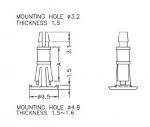 3.2/4.8mm Spacer Support